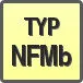 Piktogram - Typ: NFMb